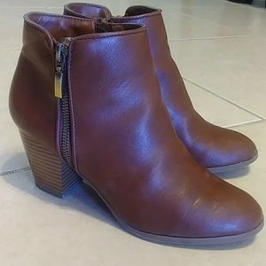 Brown booties